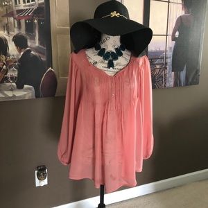 Boho chic, flowing blouse